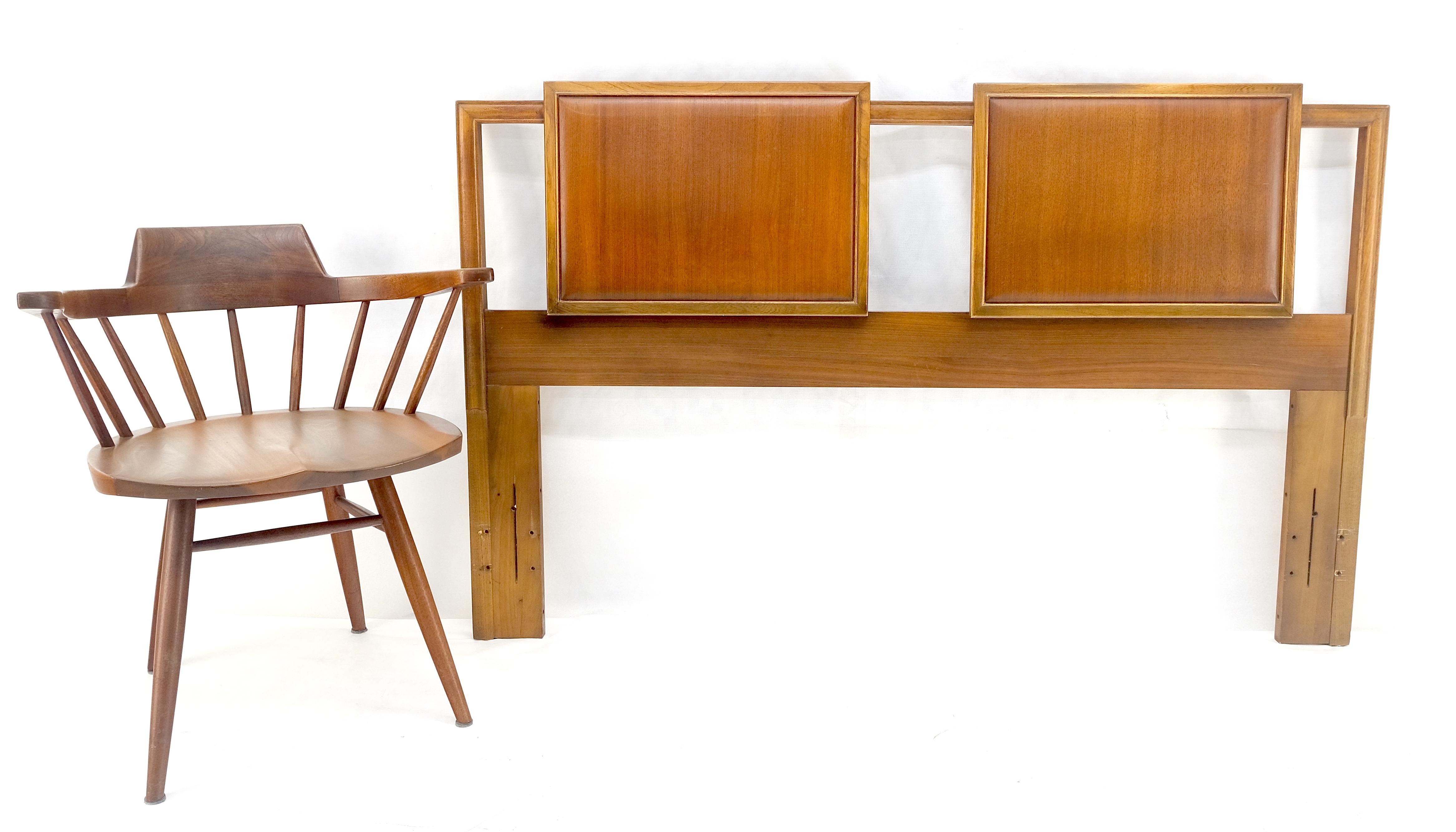 Queen oder Full Size Danish Light American Walnut Kopfteil Bett MINT im Zustand „Gut“ im Angebot in Rockaway, NJ