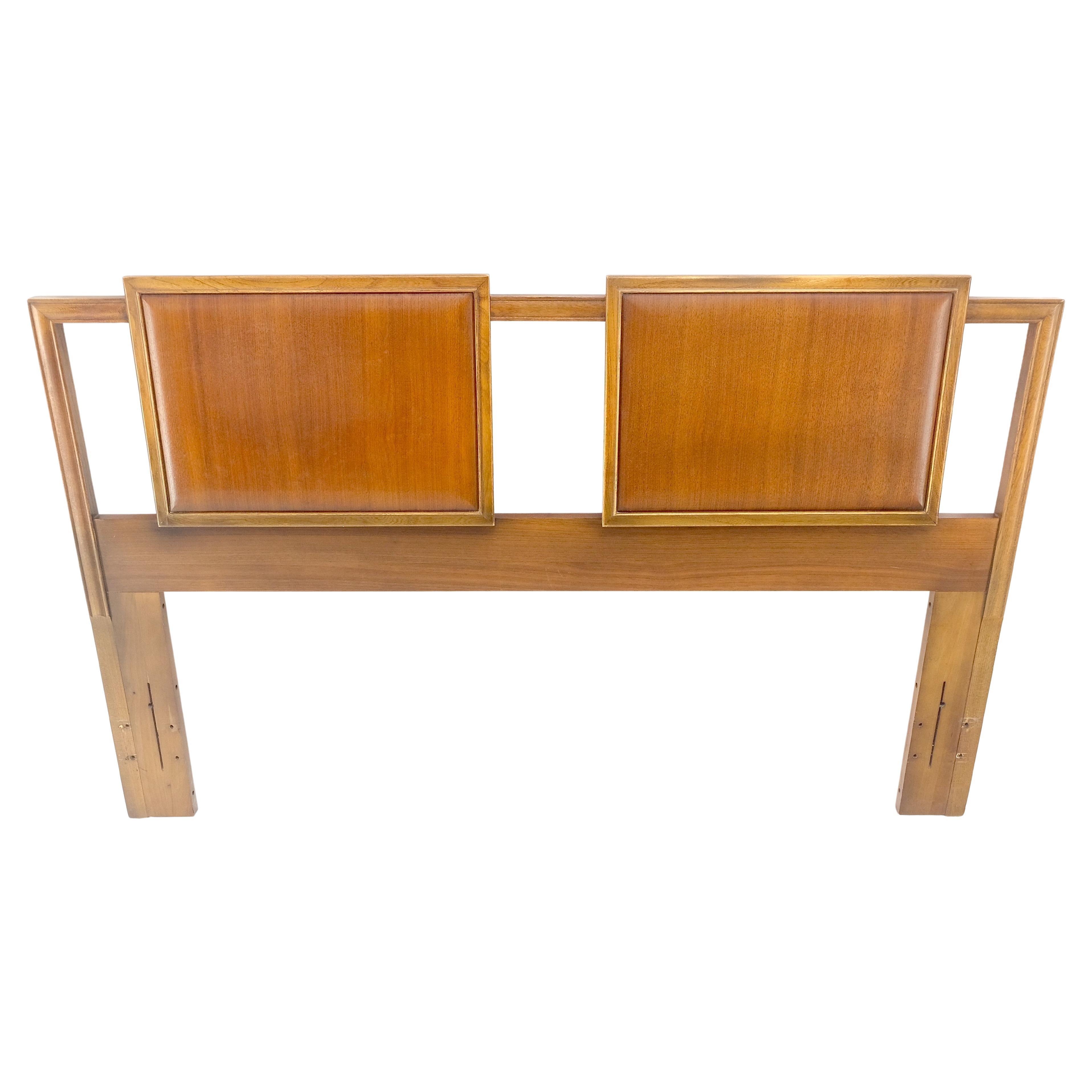 Queen oder Full Size Danish Light American Walnut Kopfteil Bett MINT