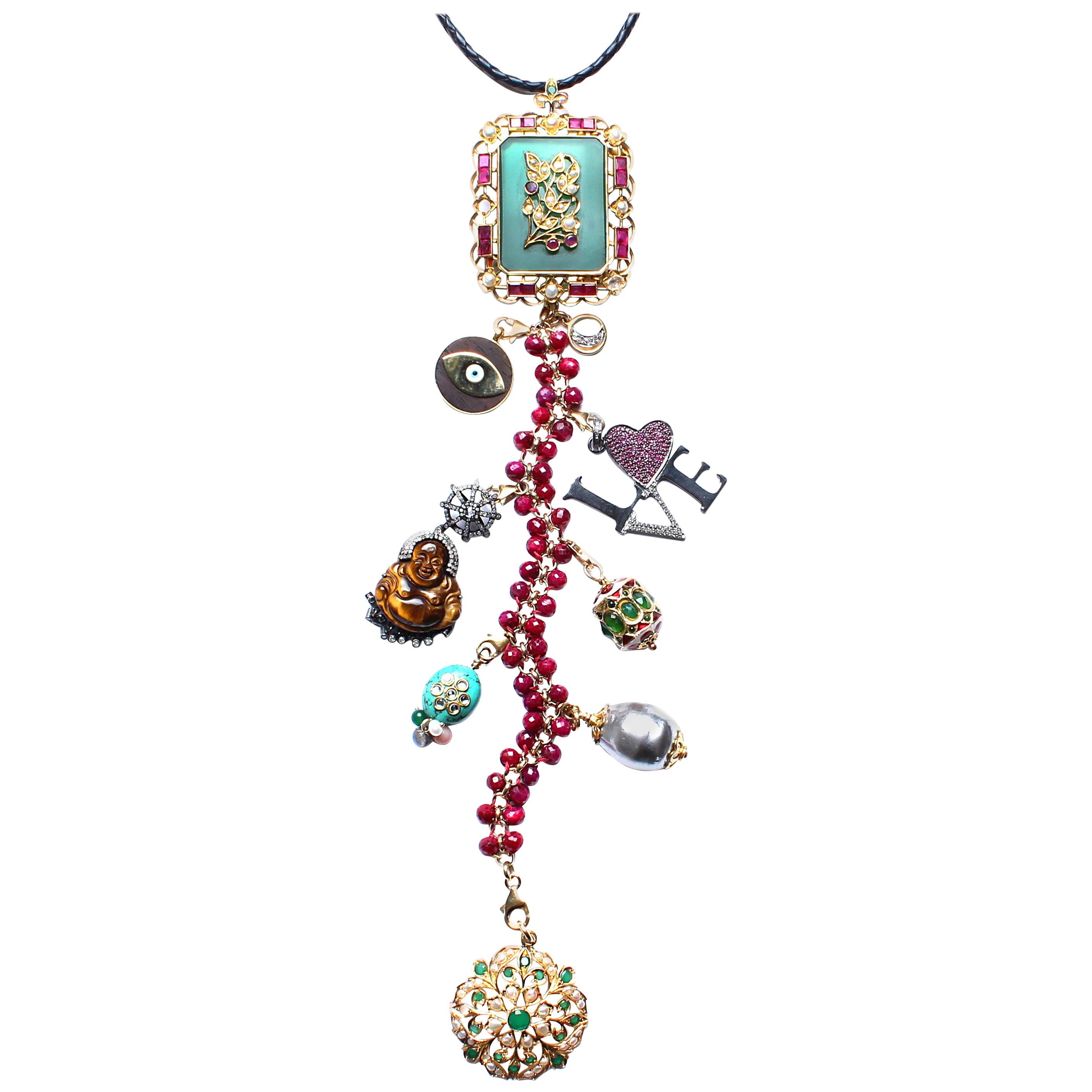 Clarissa Bronfman 'Queen Shiva II' Symbol Tree Necklace