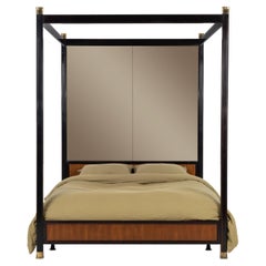 Retro Queen Size Canopy Bed by Henredon
