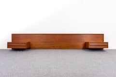 Queen Size Mid-Century Teak Headboard