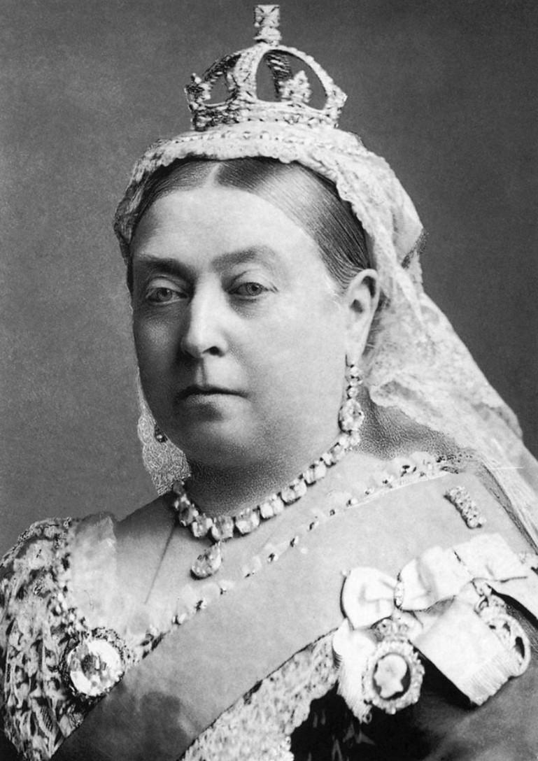 what colour was queen victoria's hair