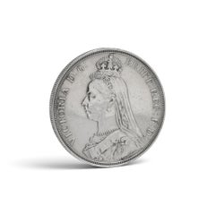 Queen Victoria Jubilee Head Silver Crown 1887