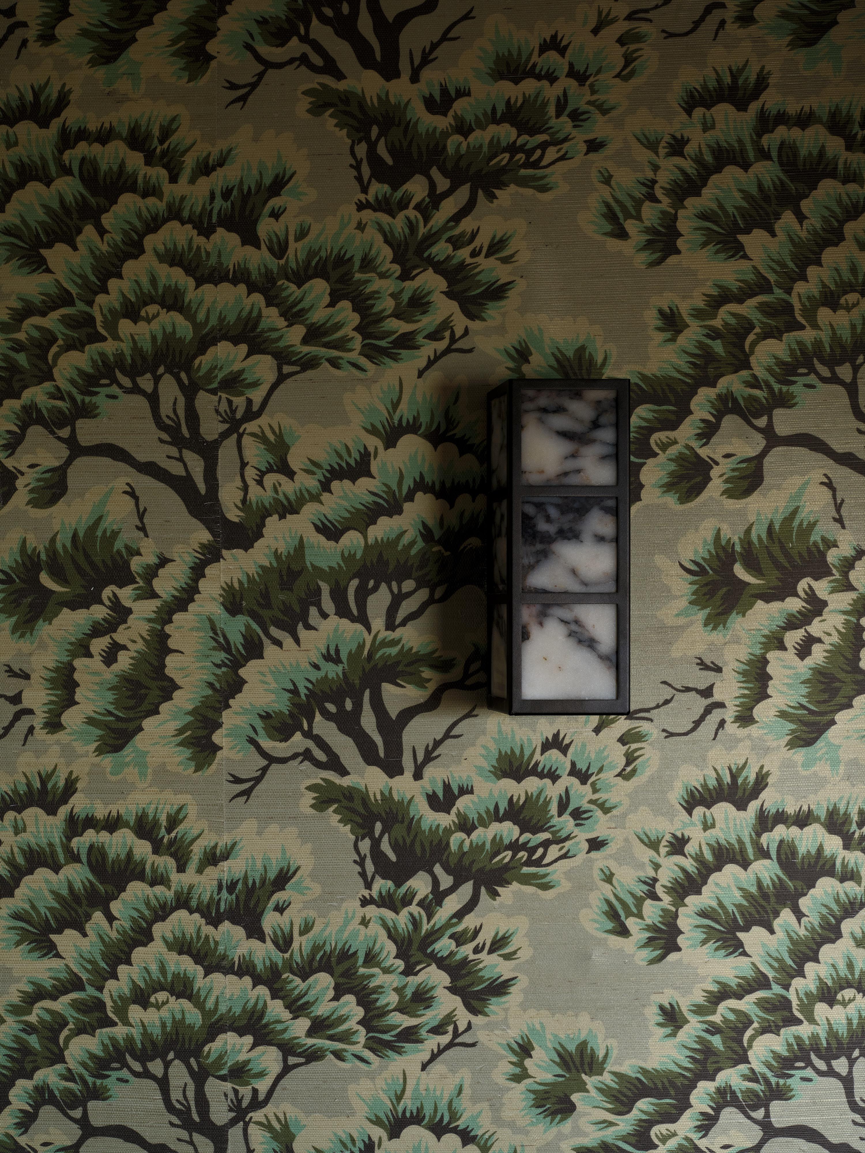 Art Déco QUEENS 3 Sconce in Marmo Calacatta di Brownstone Boys x Blueprint Lighting in vendita