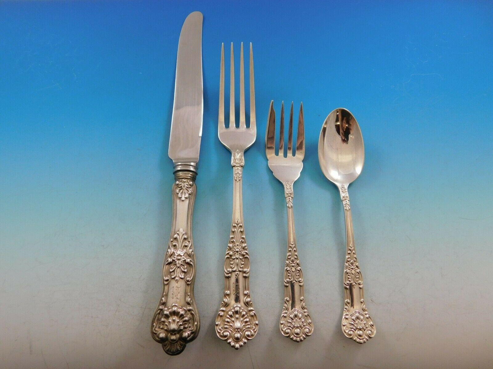 Canadian Queens by Birks Canada Sterling Silver Flatware Set Service 90 Pieces Dinner