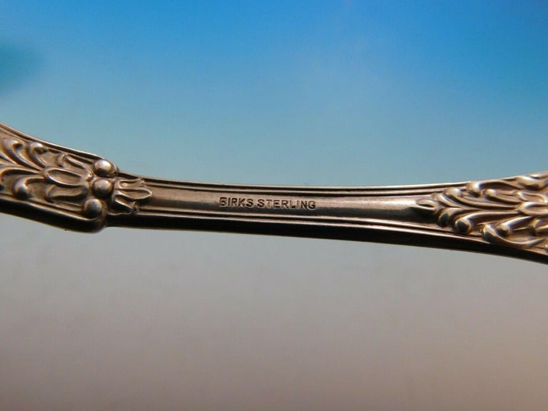 Queens by Birks Canada Sterling Silver Flatware Set Service 90 Pieces