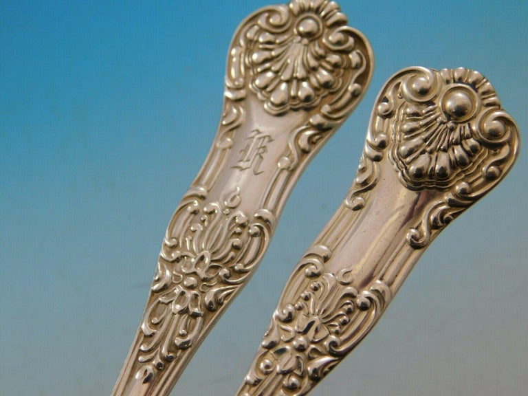 Queens by Birks Canada Sterling Silver Flatware Set Service 90 Pieces