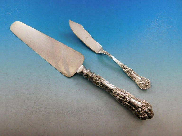 Queens by Birks Canada Sterling Silver Flatware Set Service 90 Pieces