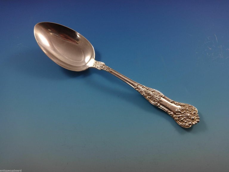 Queens by Birks Sterling Silver Flatware Set Dinner Service 63 Pieces