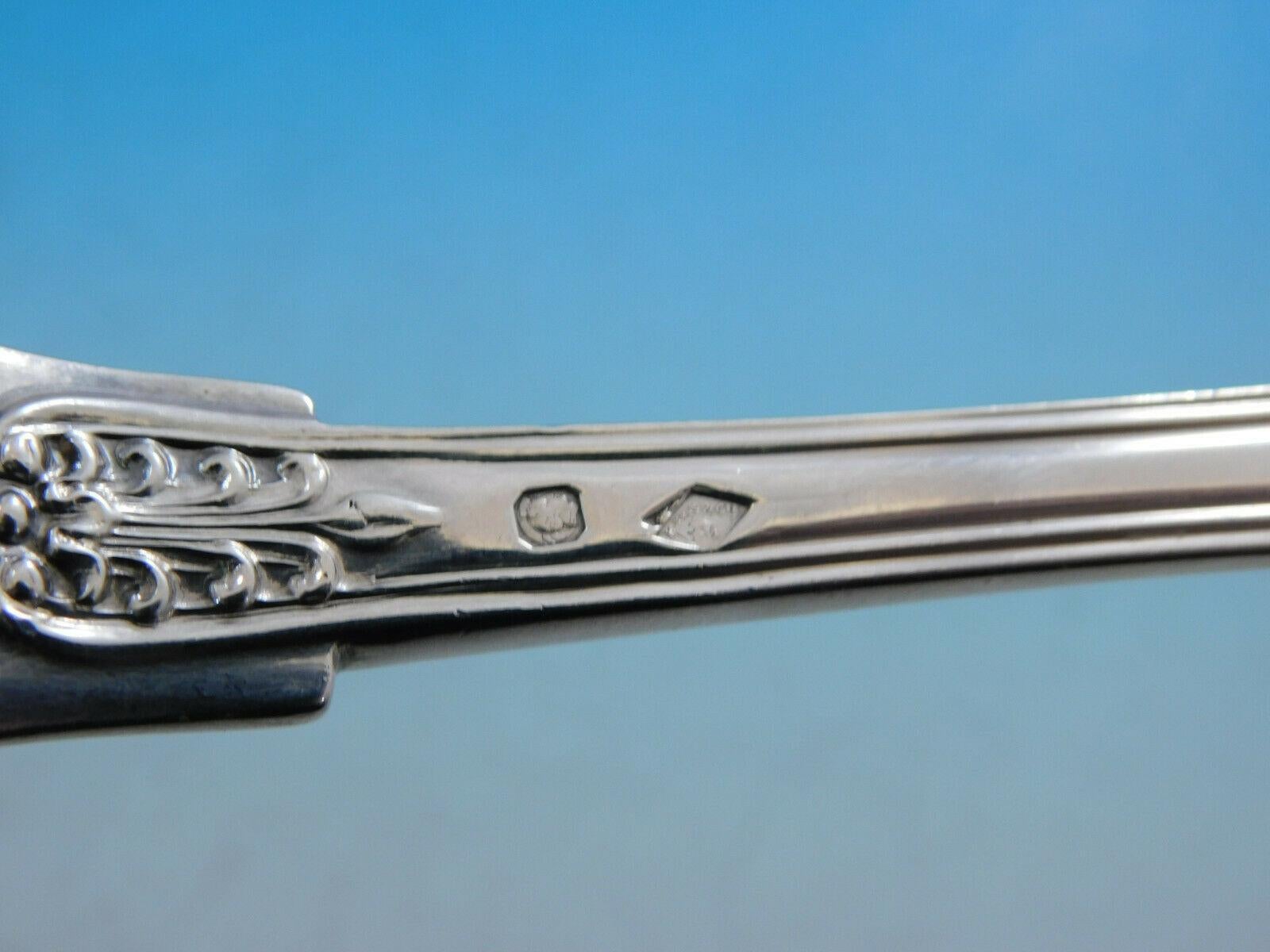 La Reine d'Henri Bros &amp; Co. Ensemble de couteaux et fourchettes à dîner en argent sterling 24 pièces en vente 1