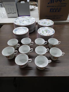 'Queen's Garden' 59-Piece Bone China Table Service By Sango China