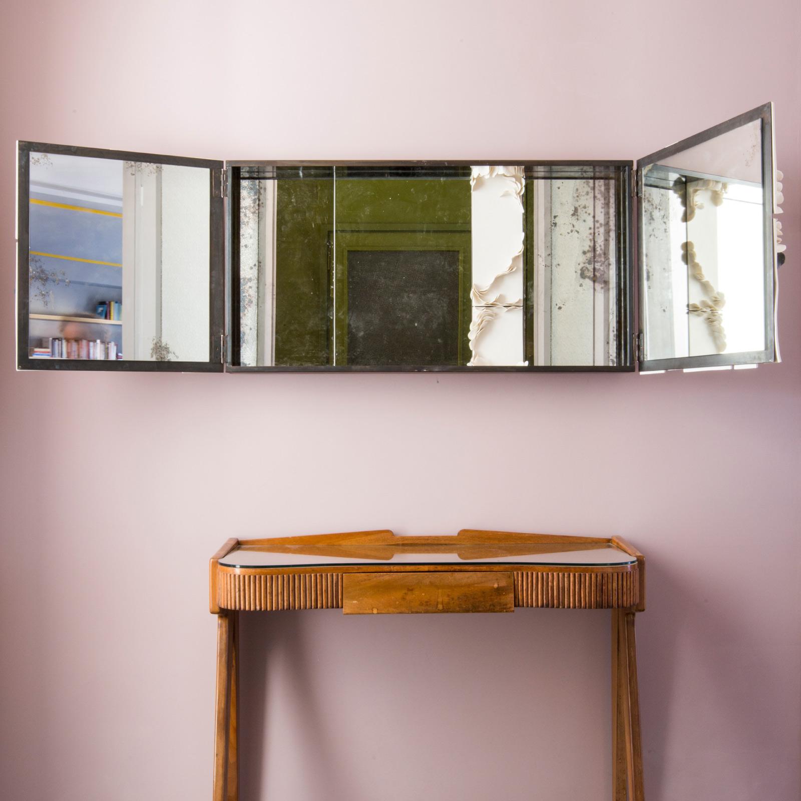 Queer 1 Spiegel aus Porzellan von Unduo und Biancodichina (Moderne) im Angebot
