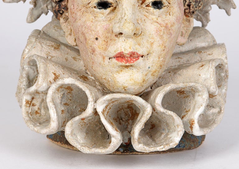 Quentin Bell Attributed Stoneware Elizabethan Lady’s Head For Sale at 1stDibs