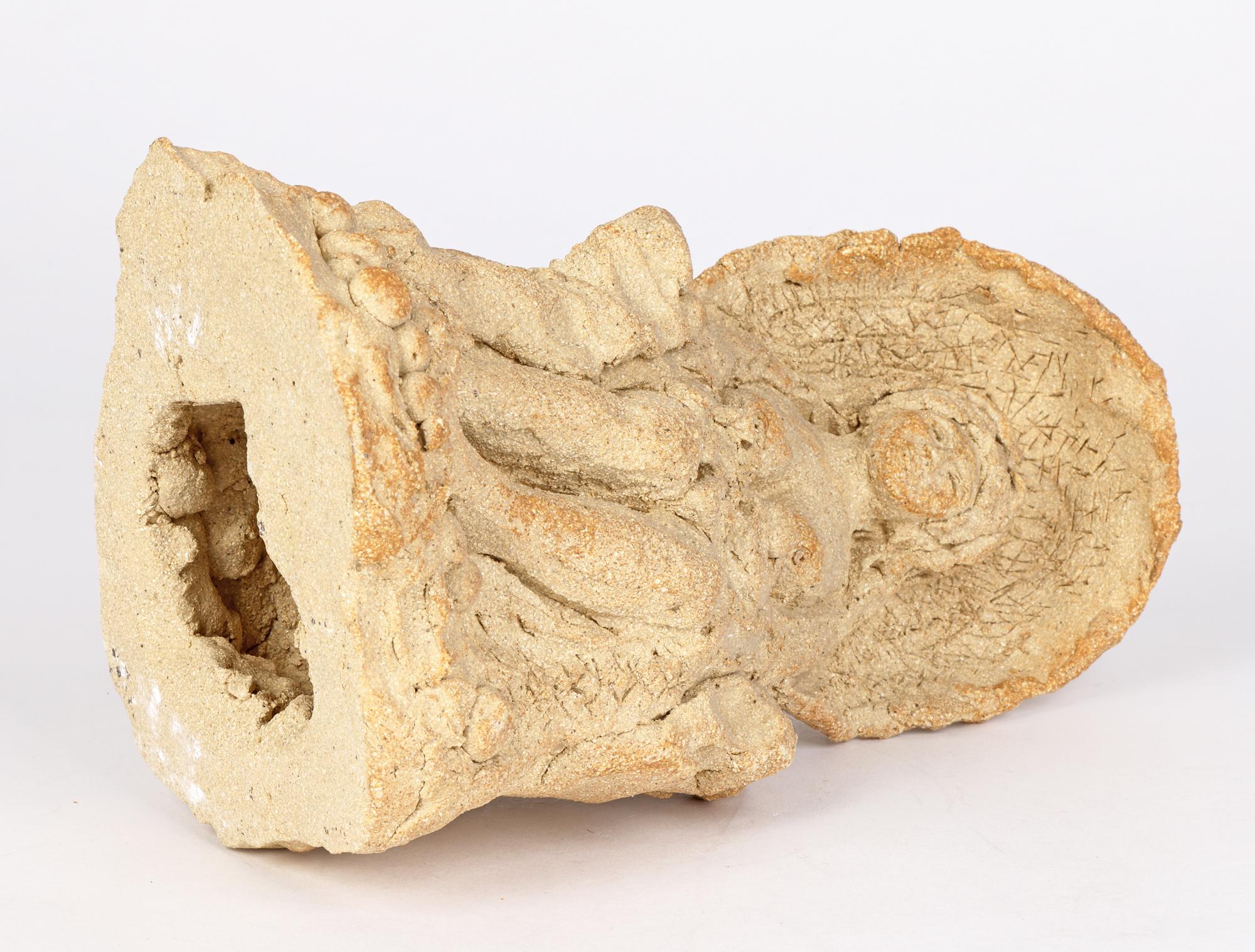 Quentin Bell Attributed Stoneware Nude in Arbor Sculpture en vente 3
