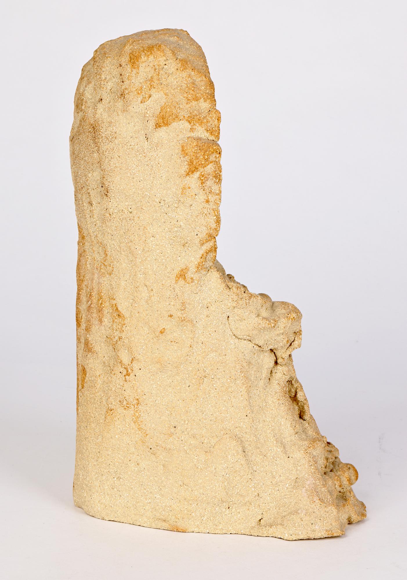 Grès Quentin Bell Attributed Stoneware Nude in Arbor Sculpture en vente
