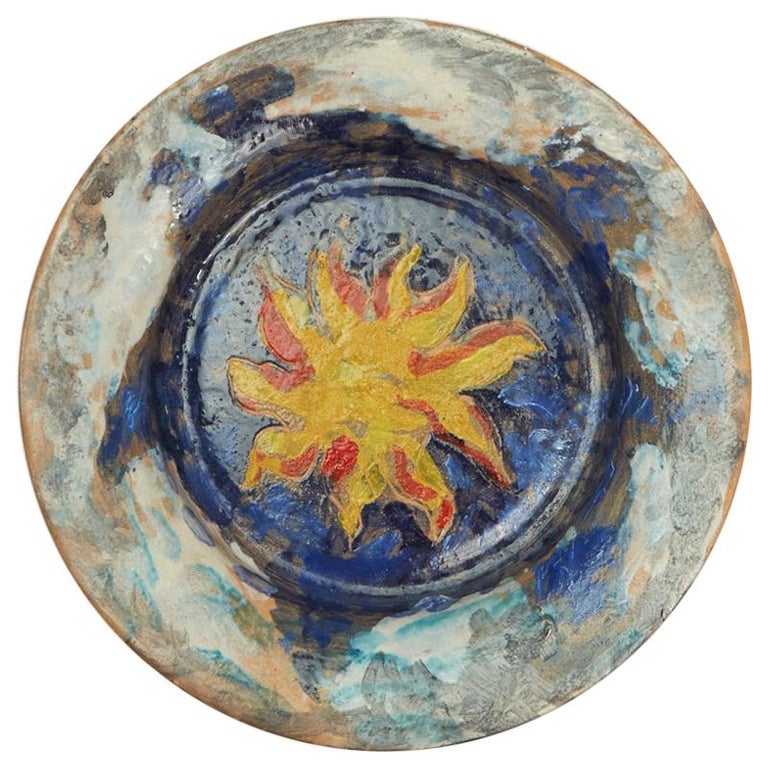 Quentin Bell and Vicky Walton Fulham Pottery Plate, 20th Century at 1stDibs