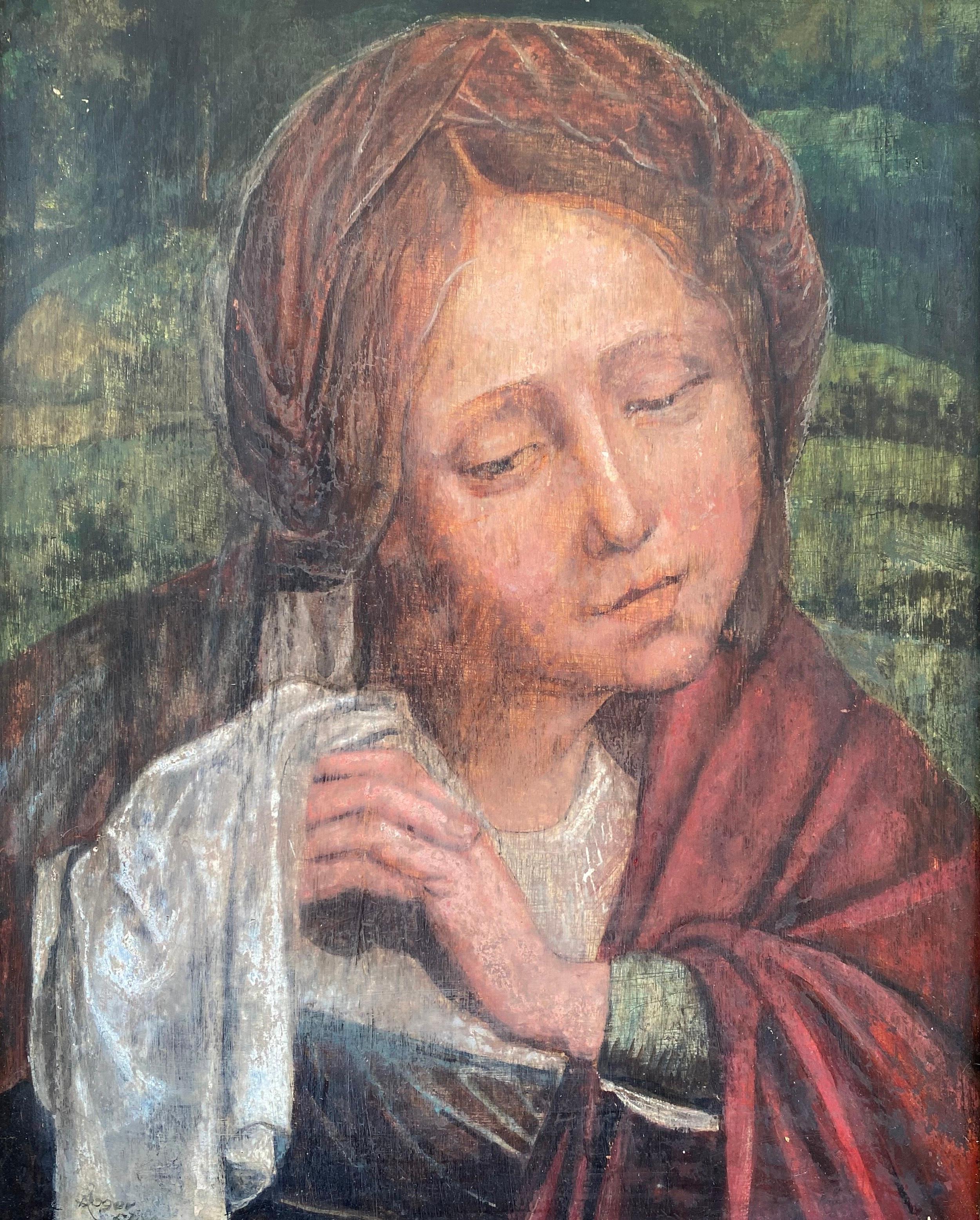 Santa Mujer, según copia maestra de Santa Magdalena penitente de Quentin Matsys en venta 1