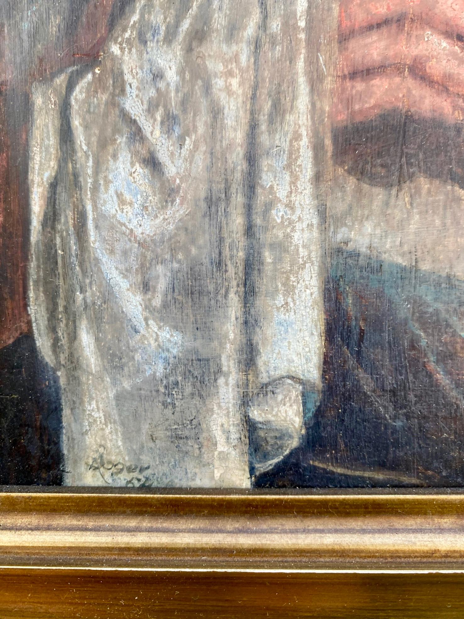 Santa Mujer, según copia maestra de Santa Magdalena penitente de Quentin Matsys en venta 3