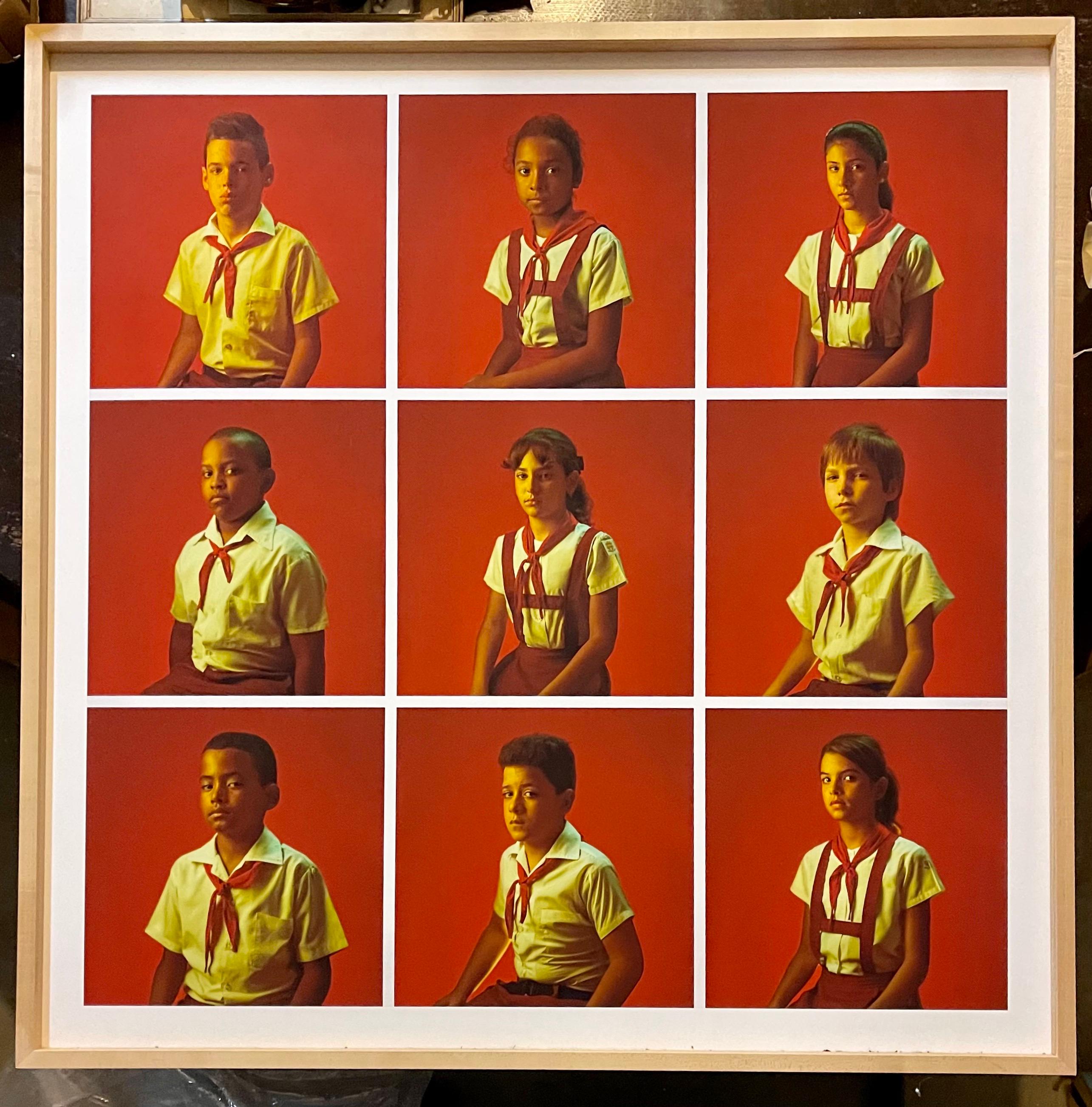 Grande fotografia contemporanea cinese Bambini della scuola cubana L'Avana Foto a colori in vendita 2
