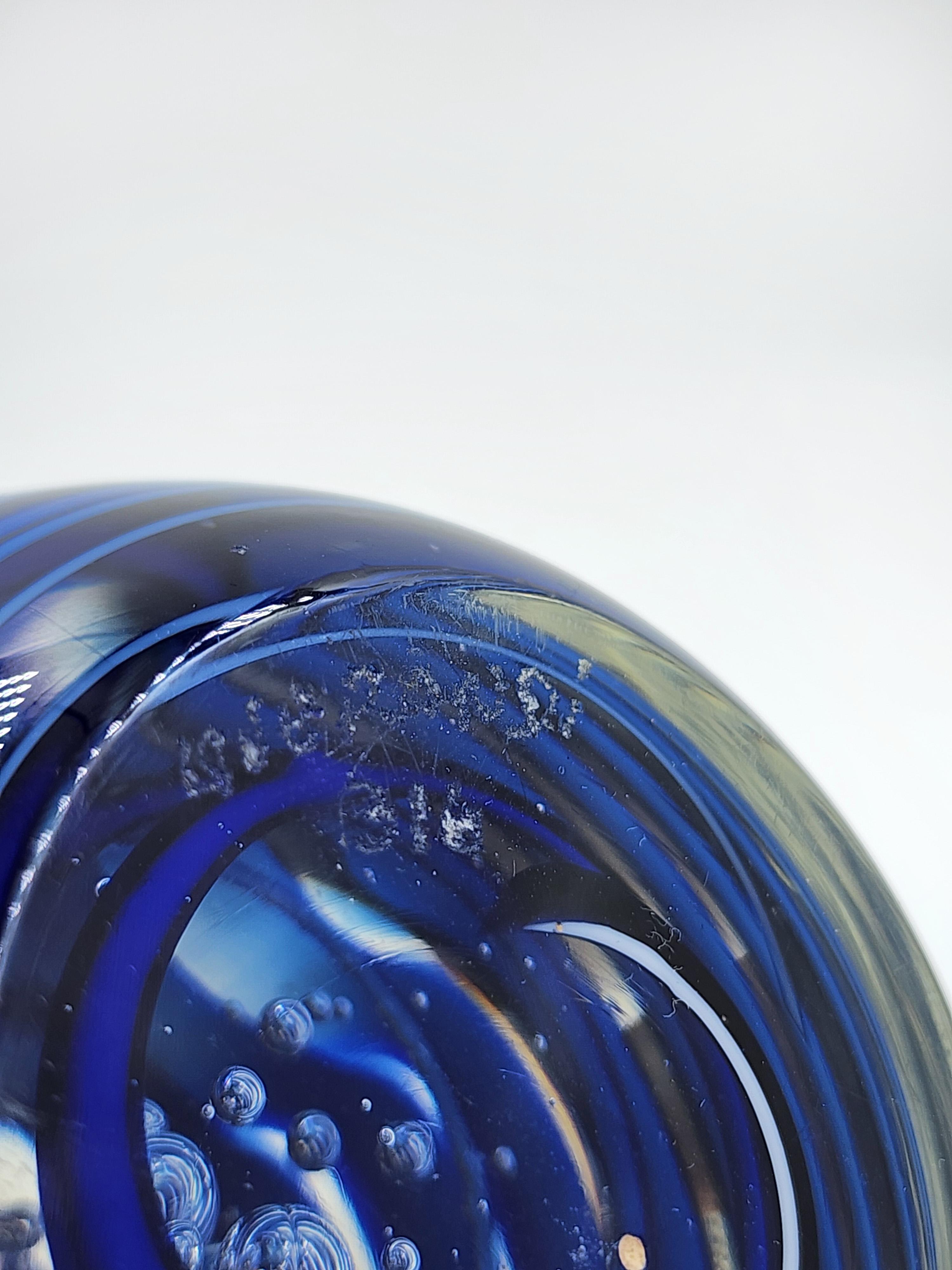 Querandi Art Glass fermacarte in blu cobalto In condizioni buone in vendita a Autonomous City Buenos Aires, CABA