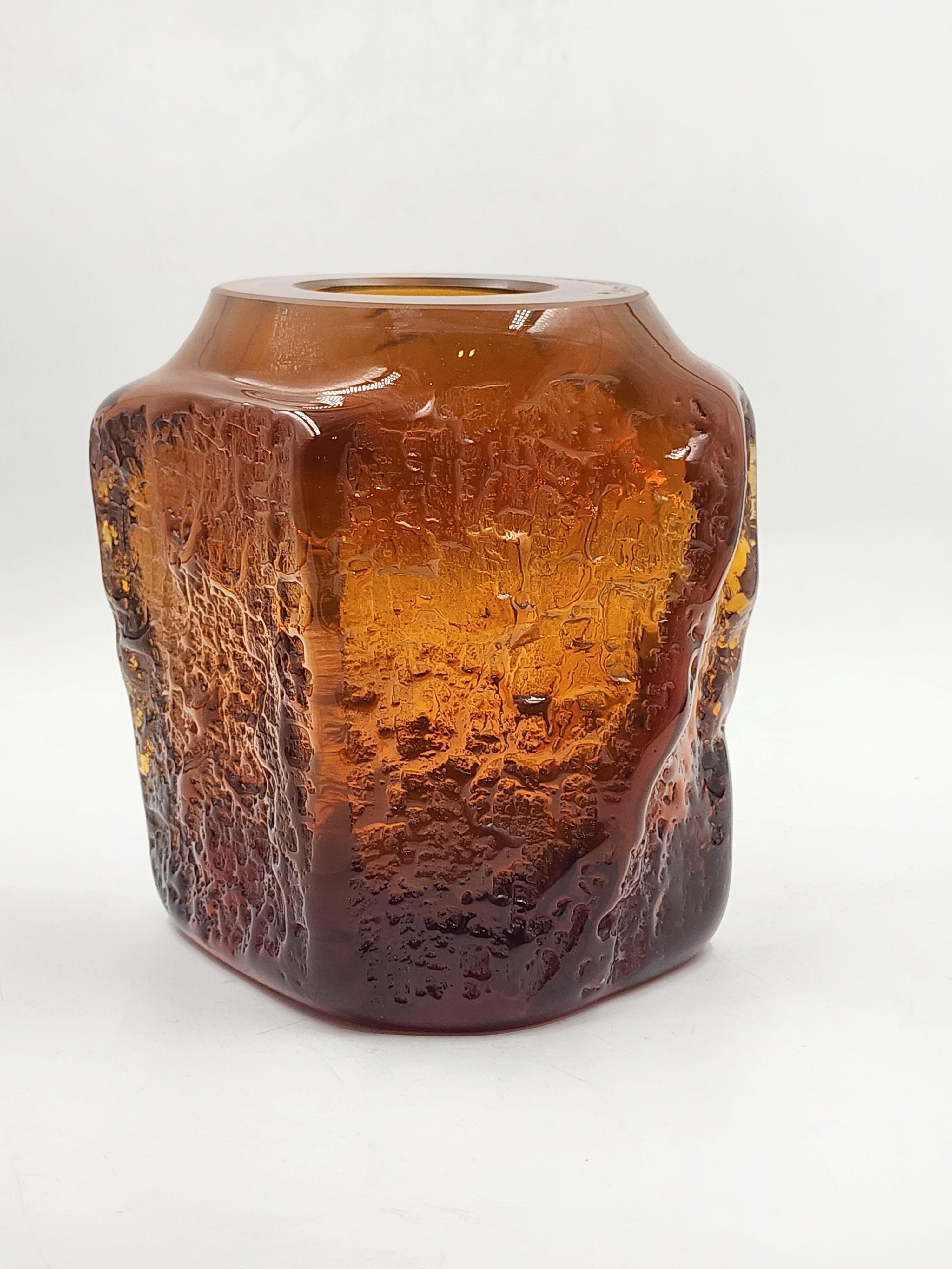 Vaso in vetro Querandi Suomi degli anni '70 In condizioni buone in vendita a Autonomous City Buenos Aires, CABA
