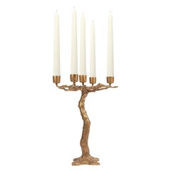 QUERCUS Candelabra - Brass