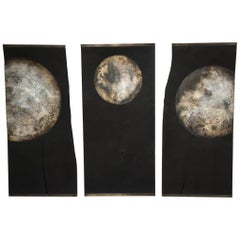 Quercus - Wall-Mounted Moon Triptych, Tom Palmer