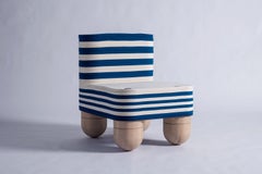 Querelle C, Felt and Wood Club Chair, Georgis & Mirgorodsky in Stackabl