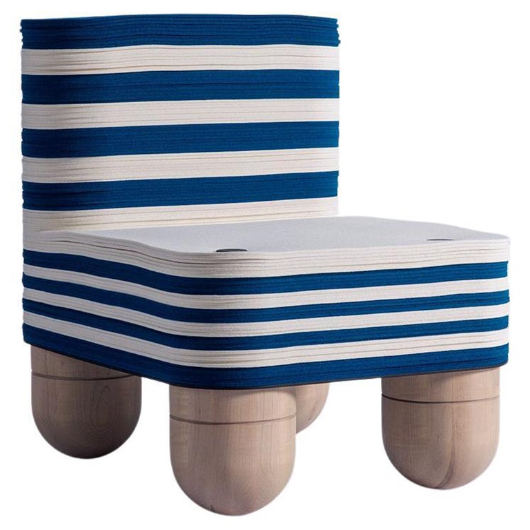 Querelle, Silla Club de Fieltro y Madera, Georgis & Mirgorodsky en Stackabl
