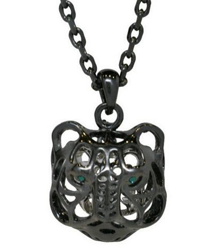 Quest Double Mystical Tiger Pendant by John Landrum Bryant In New Condition For Sale In New York, NY