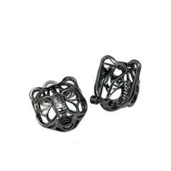 Quest Mystical Tiger Omega Earrings by John Landrum Bryant