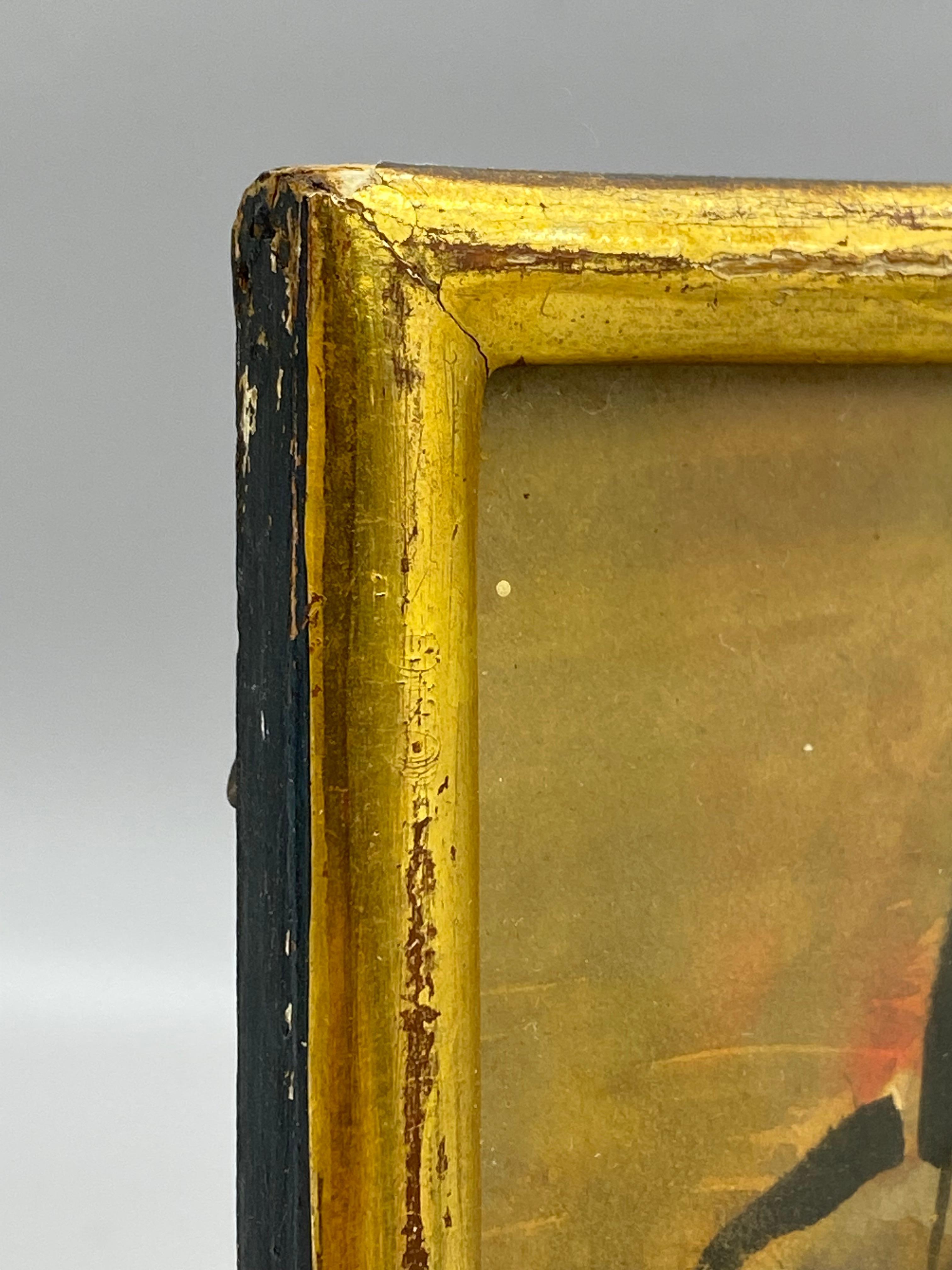 Figura di cartone animato che interroga, acquerello del 1950 in vendita 3