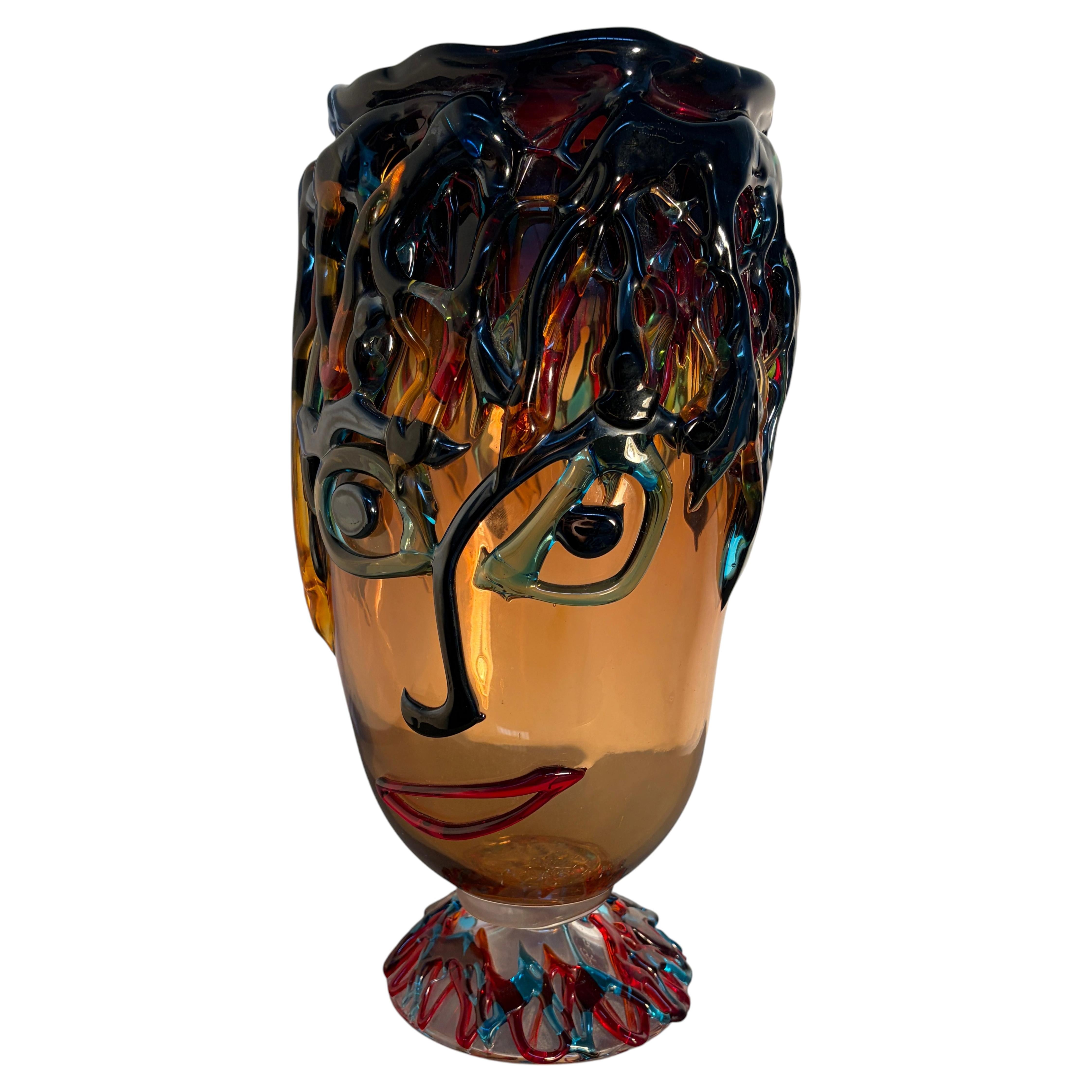 Murano Glass Vase by Sergio Costantini, Picasso-Inspired, circa 1950s