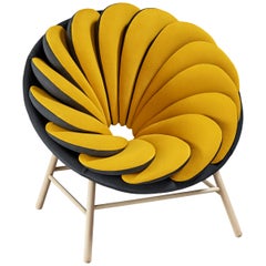 Quetzal Armchair, Yellow by Pepe Albargues