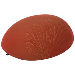 Quetzal Orange Stool by Mool, fabric Stool