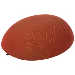 Quetzal Orange Stool by Mool, fabric Stool 