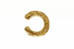Quetzal Tail Earcuff in 22k Gold Plated Bronze by SOPHIE SIMONE DESIGNS