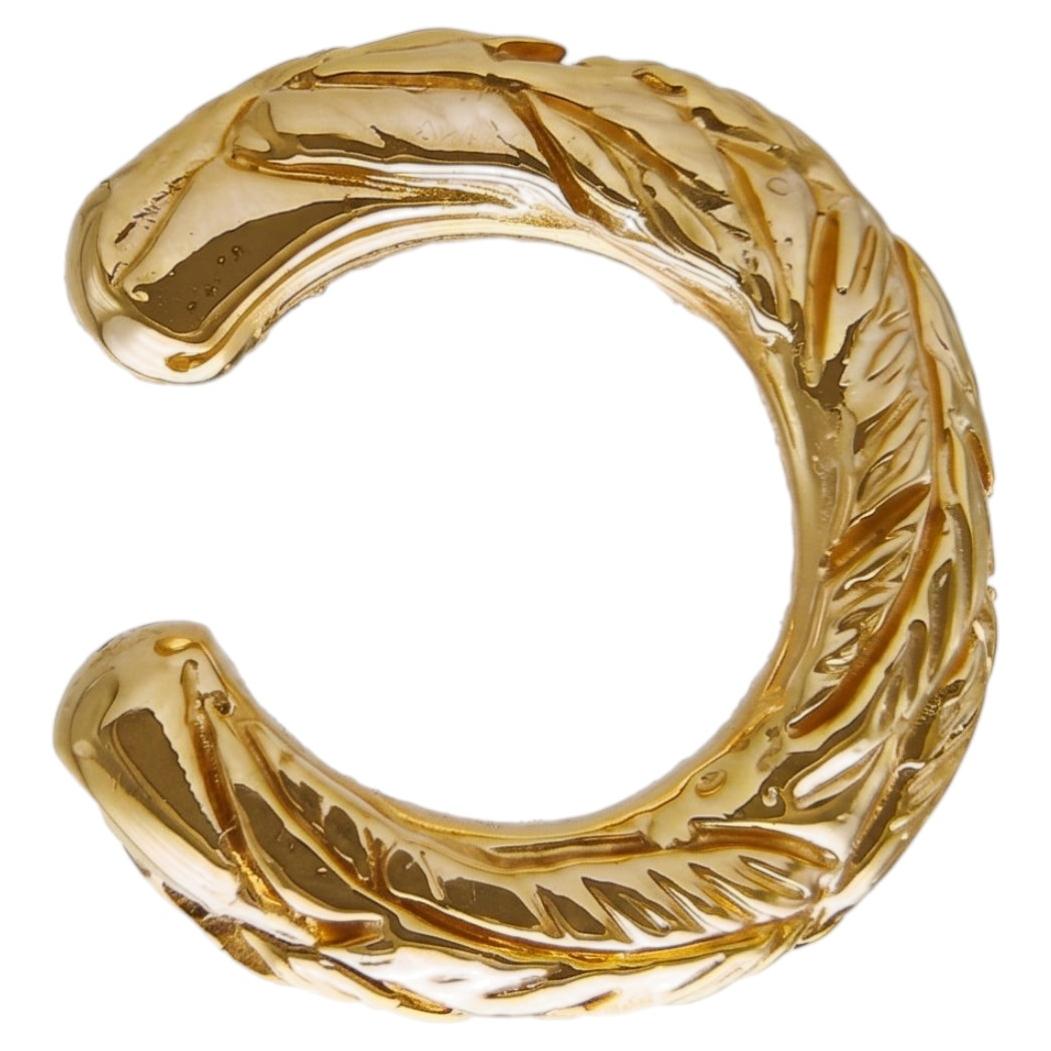 Quetzal Tail Earcuff in 22k Gold Plated Bronze by SOPHIE SIMONE DESIGNS