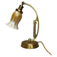 Quezal Art Nouveau Lamp