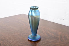 Quezal Arts & Crafts Iridescent Art Glass Vase