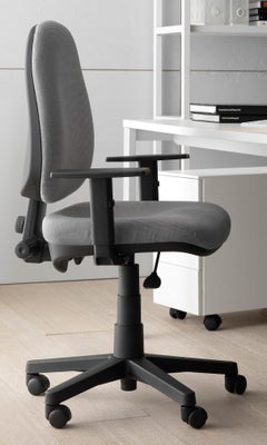 Quick Operative Upholstered Office Chair with Armrests by Quinti Sedute