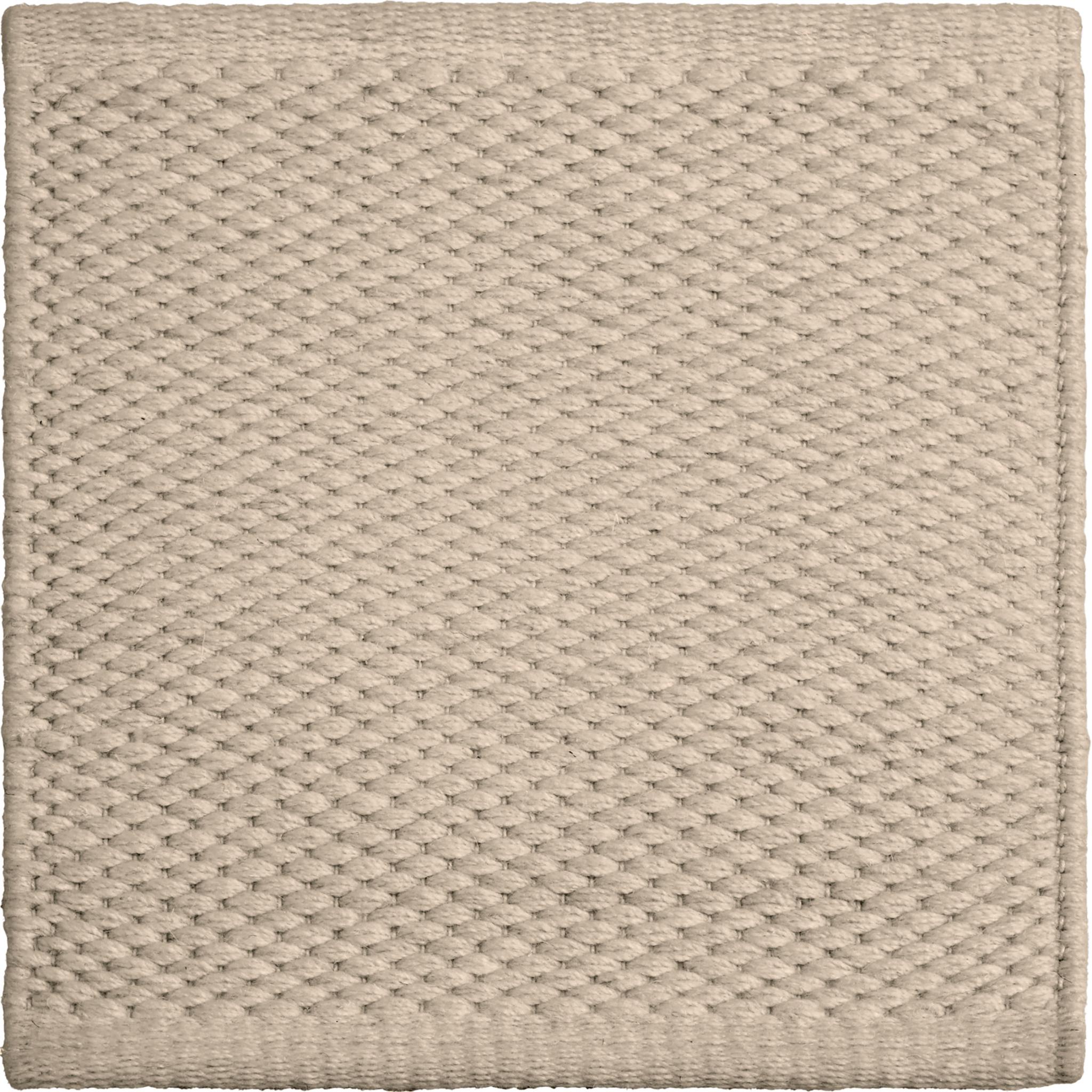Tessuto a mano Tappeto Quies 8x10ft beige in lana con texture solida e design di lusso tessuto a mano in vendita