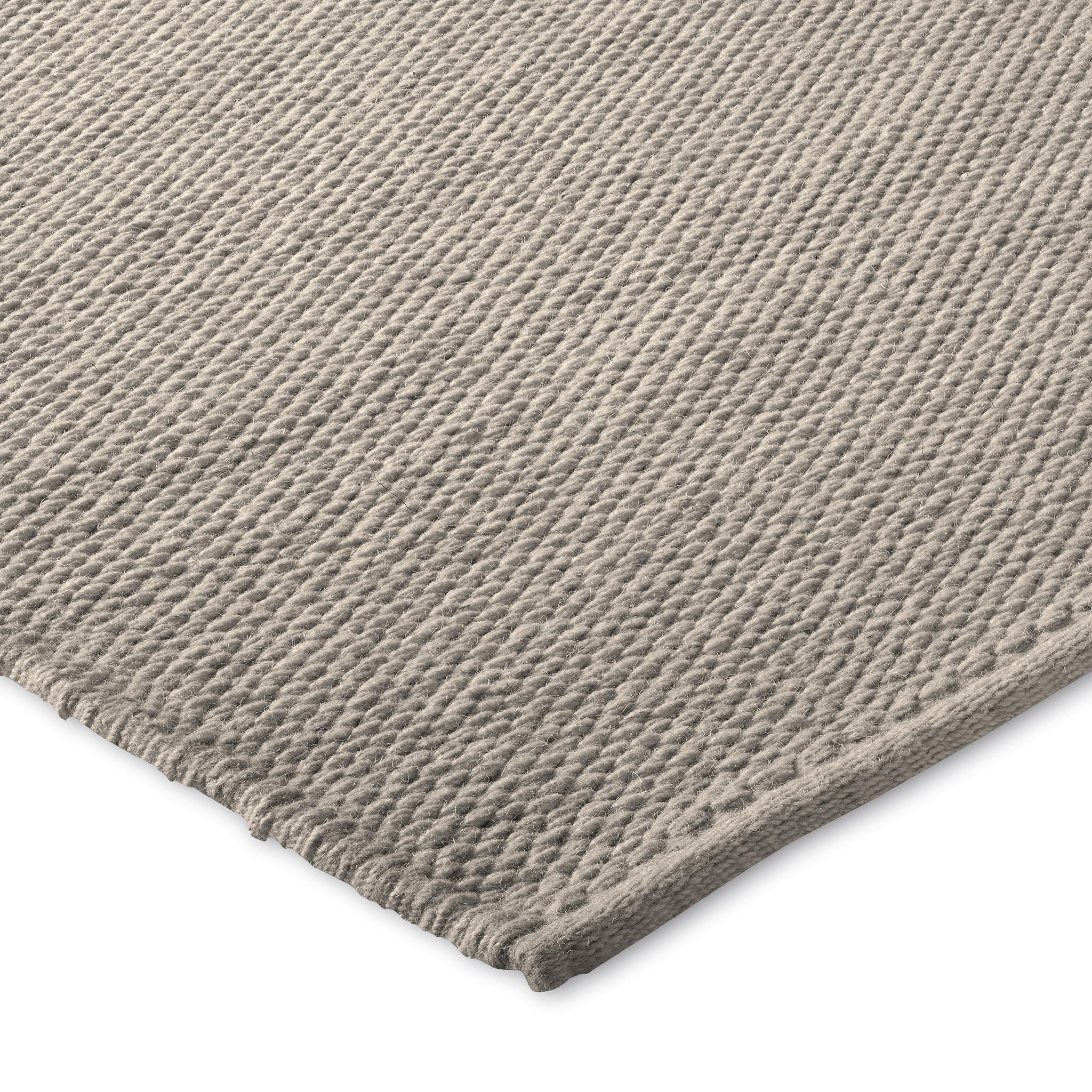 Quies 9x12ft grau Wolle solide Textur Design Luxus handgewebten Teppich im Angebot 1