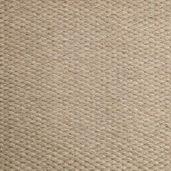 Quies, Beige, handgewebte, neuseeländische und mediterrane Wolle, 6' x 9'