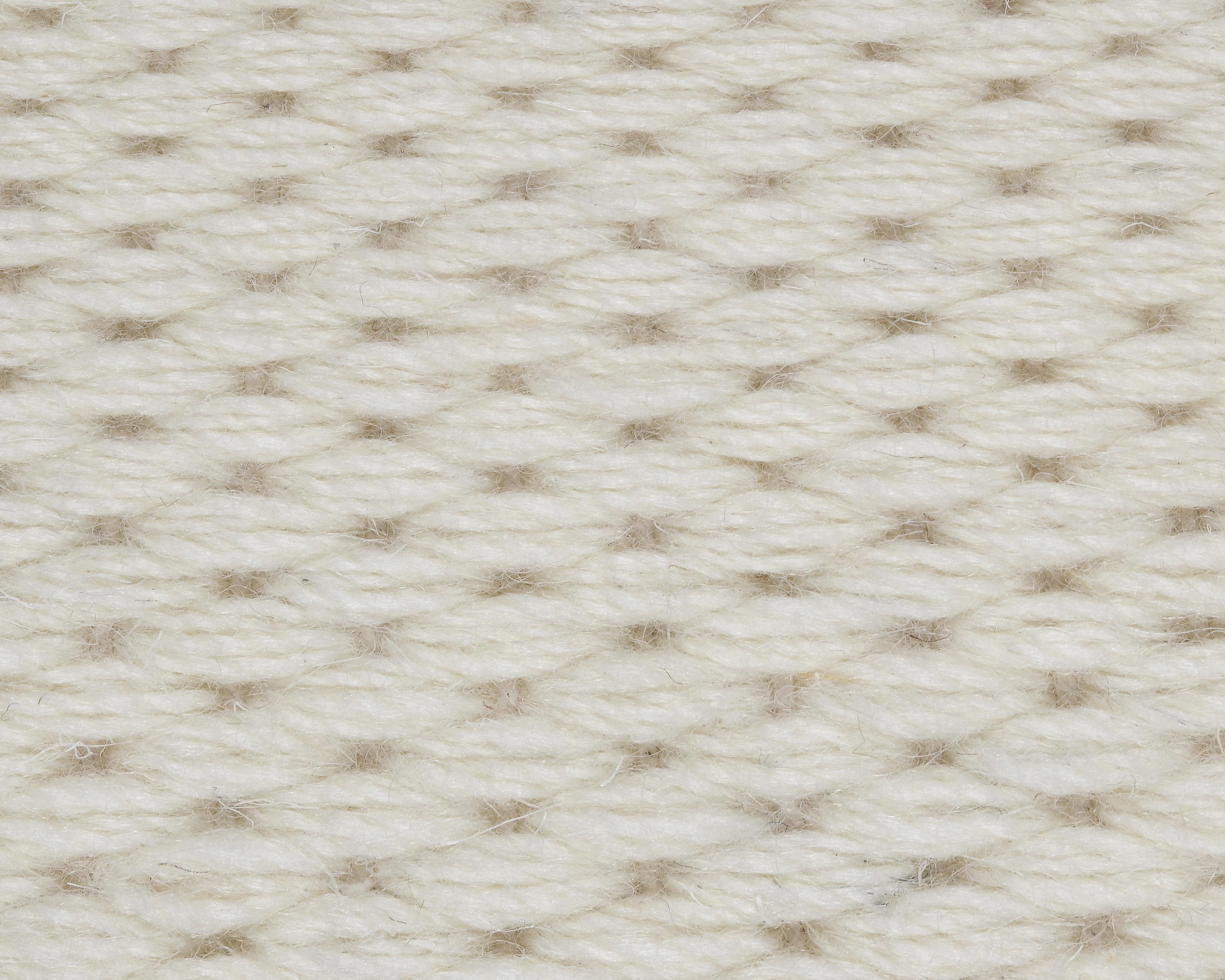 Indien Quies, ivoire, tissée à la main, laine de Nouvelle-Zélande et de la Méditerranée, 6' x 9' en vente