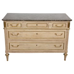 Quiet Elegance: A French Painted Dresser
