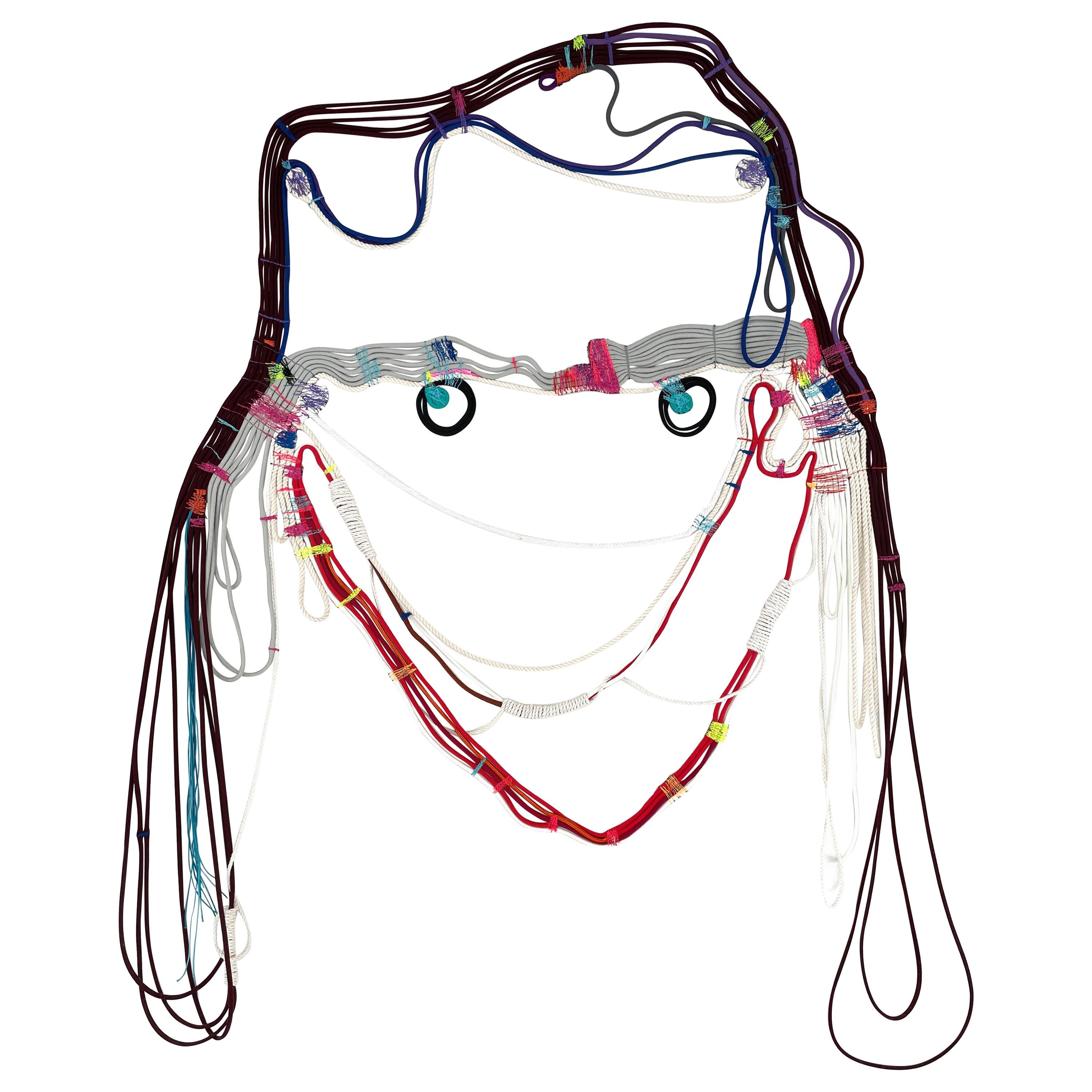 Melting Clowns is Elodie’s series of cord character, the results her frustration over the 2020 campaign. By Elodie Blanchard.
 