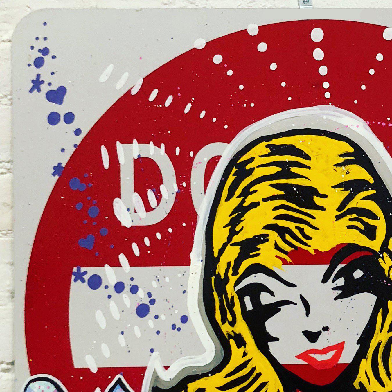 Do Not Enter - Street Art Mixed Media Art by Quik