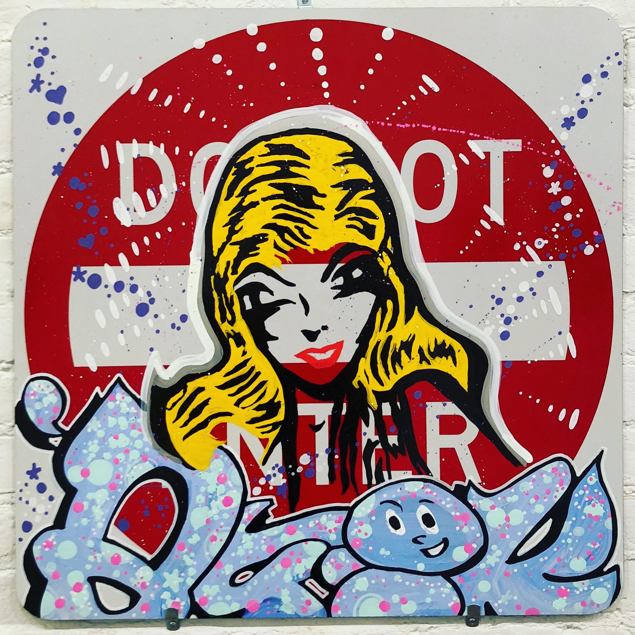 Do Not Enter - Mixed Media Art by Quik