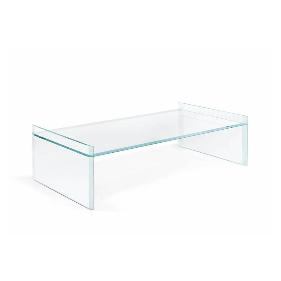 Modern Quiller Glass Coffee Table, Designed by Uto Balmoral, Made in Italy For Sale